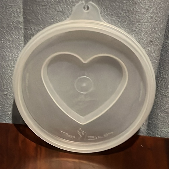 Tupperware JEL-N-SERVE GELATIN MOLD  with 4 Design Seals heart star flower tree - Picture 5 of 11